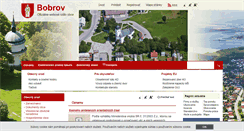Desktop Screenshot of obecbobrov.sk