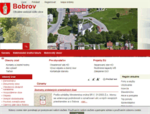 Tablet Screenshot of obecbobrov.sk